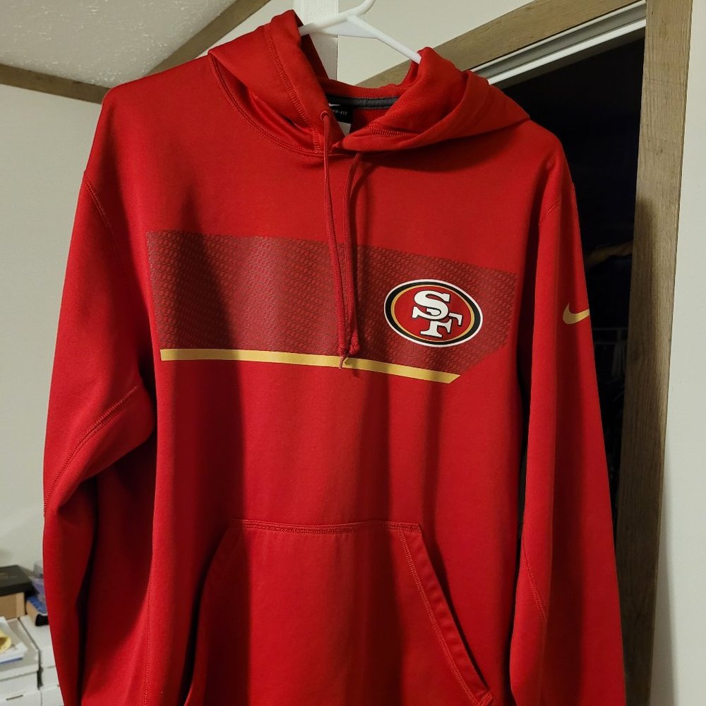 NFL 49ers Nike Therma-Fit Hoodie mens medium